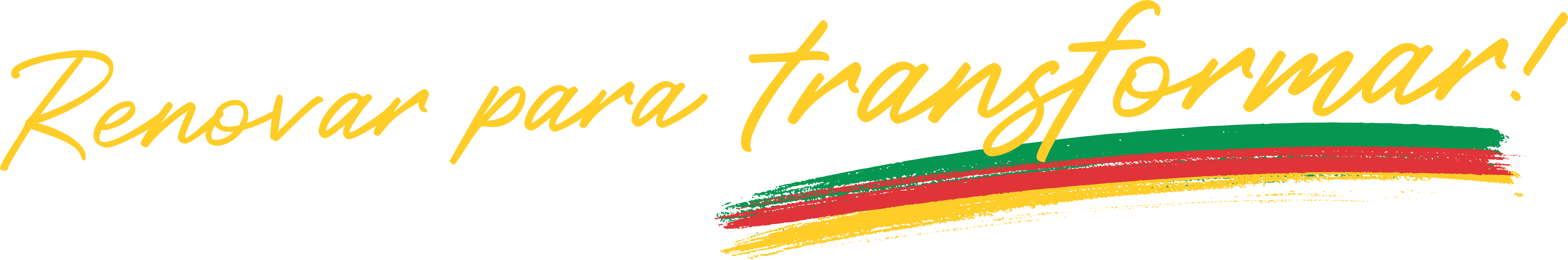 Renovar para transformar!